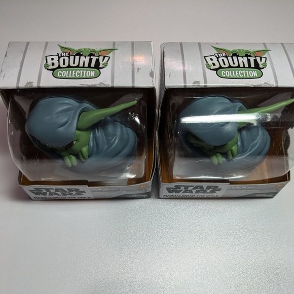 Set of 2 The Bounty STAR WARS Mandalorian Child Yoda Ornament - Series 1, #5 NEW - Picture 3 of 10